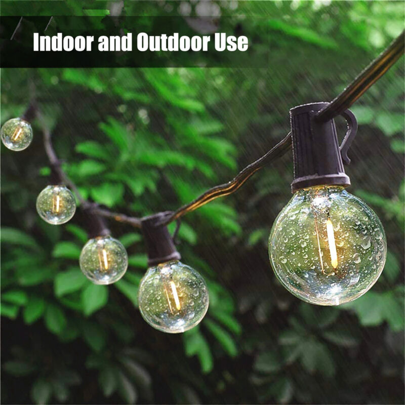 39FT Festoon Outdoor String Lights Mains Powered - Cints and Home