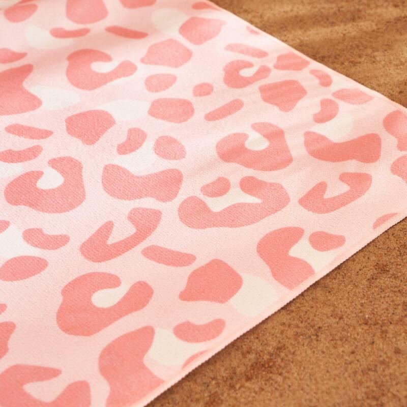 Leopard Print Beach Towel Large Microfibre Quick