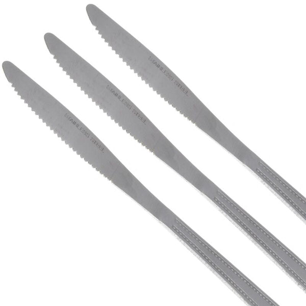 3 x Stainless Steel Cutlery Knife