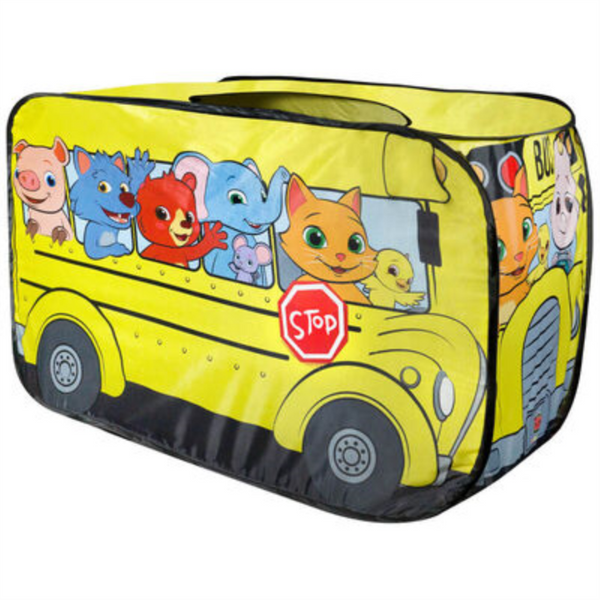Pop Up School Bus Mini Tent Kids Childrens Play Toy Indoor & Outdoor - Cints and Home