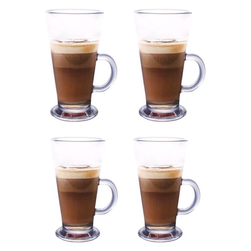 Large Latte Glass Coffee Hot Chocolate Cappuccino