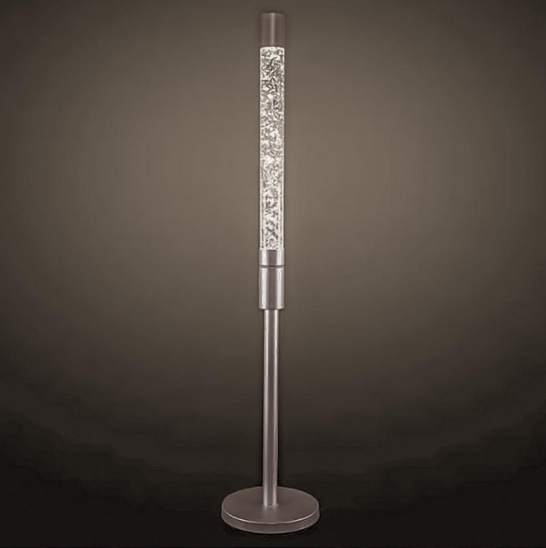 Large Silver Lava Lamp Floor Lamp - Cints and Home