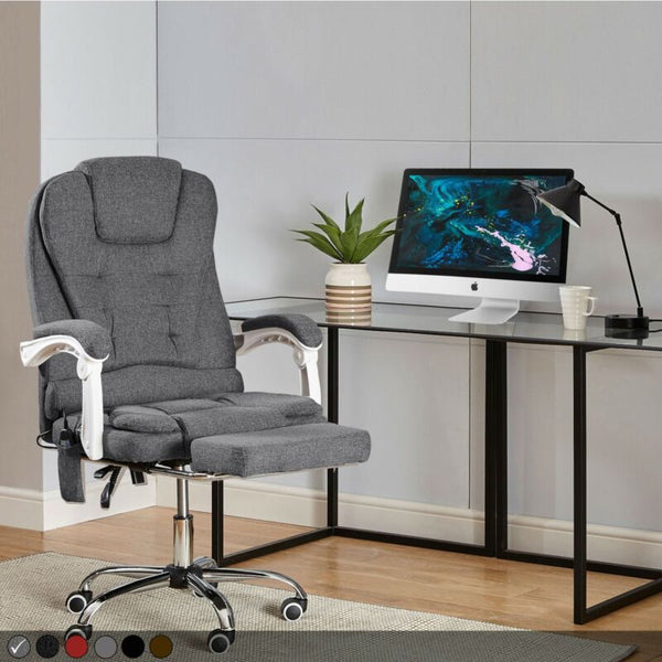 Neo Gaming Computer Desk Office Swivel Recliner Massage Chair With Footrest - Cints and Home