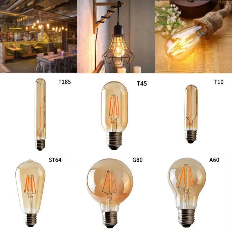 LED Light Bulb Lamp Vintage Retro Filament