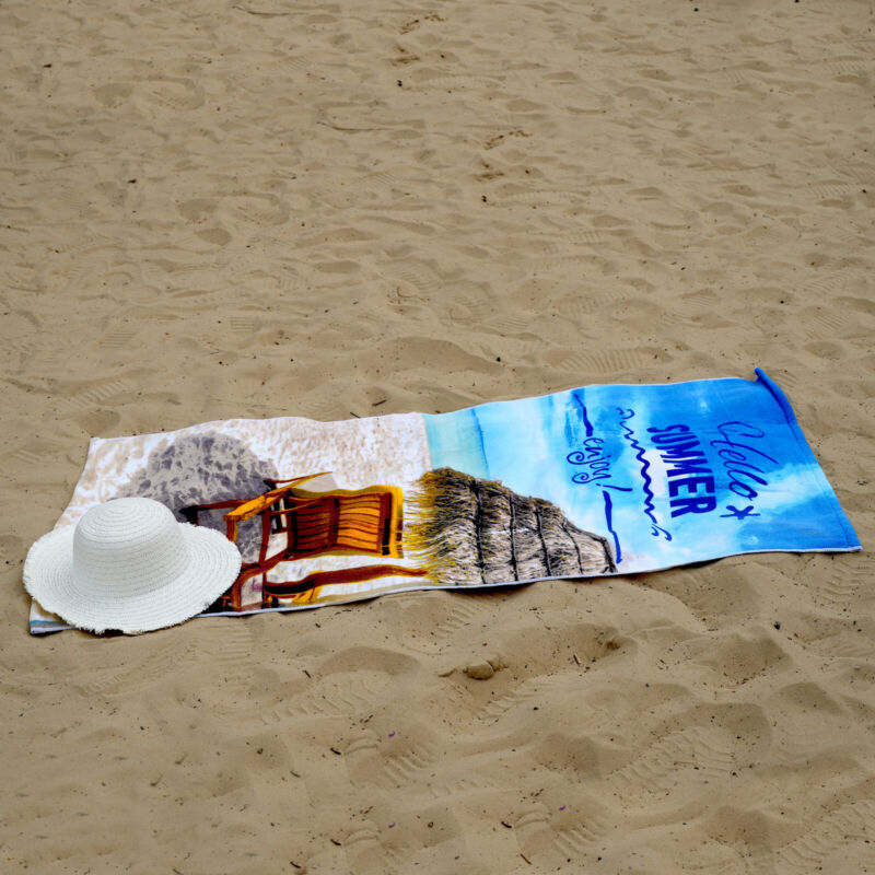 Large Microfibre Beach Bath Towel Lightweight