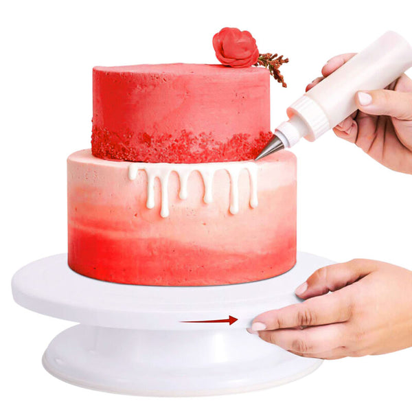 Kitchen Cake Stand Decorating Icing Rotating