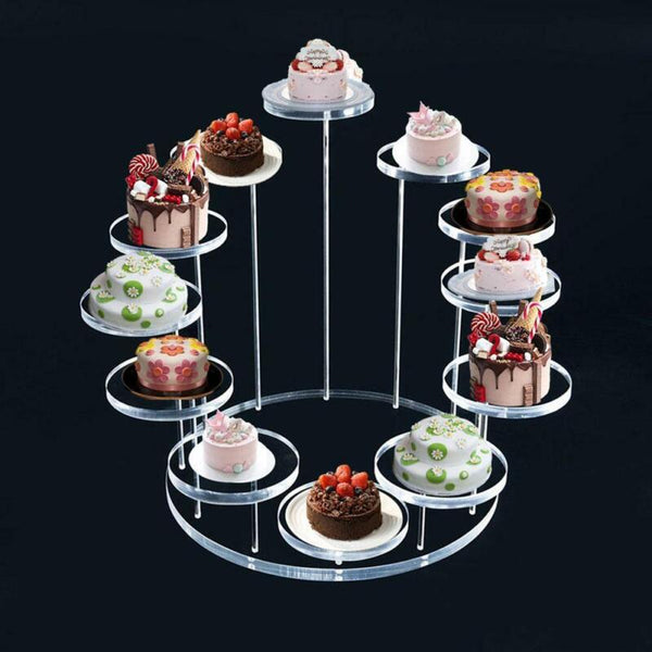 Acrylic Cupcake Stand Jewelry Cake Dessert Display