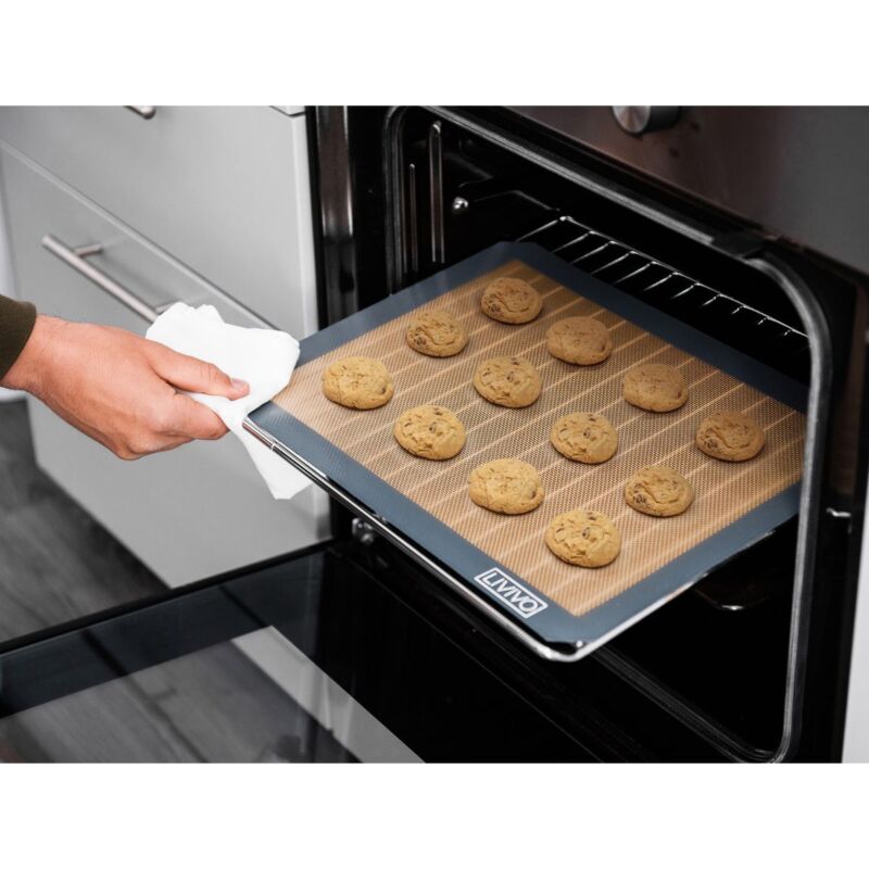 Silicone Baking Mat Fibreglass Non-Stick Reusable Oven Sheet Liner