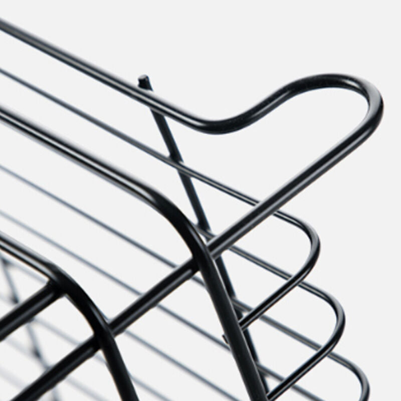 2 Tier Large Dish Drainer Rack with Drip Tray