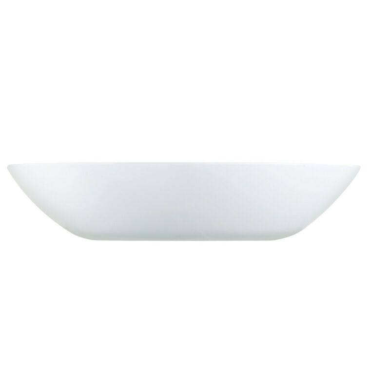 Opal White Tempered Glass Bowl Plate Dinner Sets Dinnerware