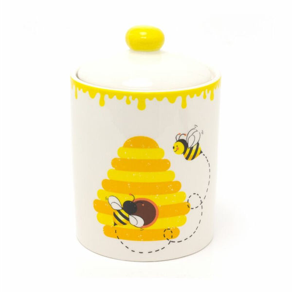 Bee Airtight Ceramic Storage Jar | Airtight Jar Biscuit Barrel