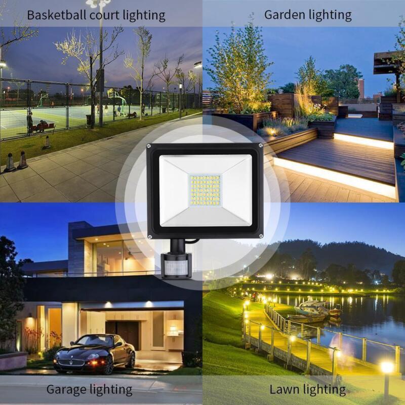 30W Outdoor LED Floodlight PIR Motion Sensor Garden