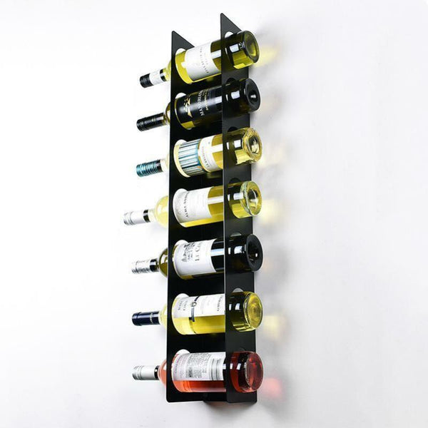 7 Wine Bottle Holder Racking Wall Mounted