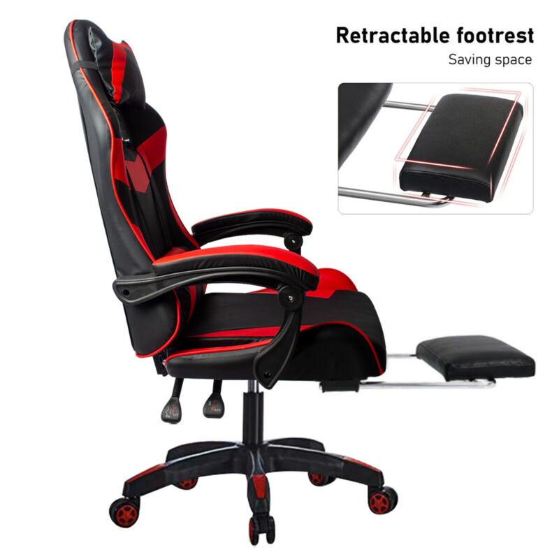 Office Racing Sports Computer Desk Gaming Swivel Chair - Cints and Home