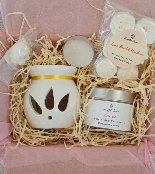 Spa Pamper Scented Candle Gift Set
