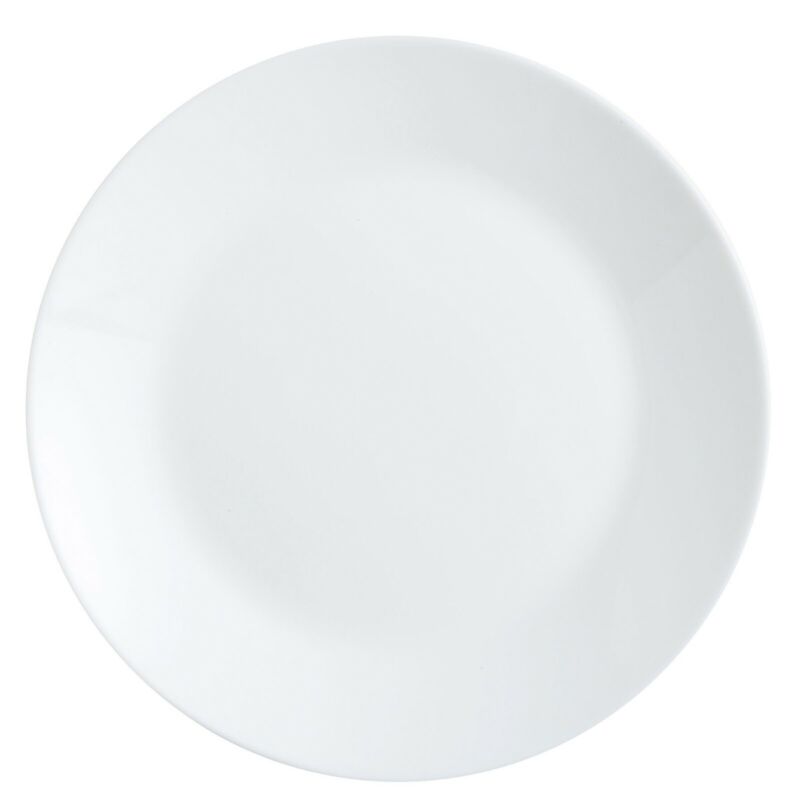 Opal White Tempered Glass Bowl Plate Dinner Sets Dinnerware