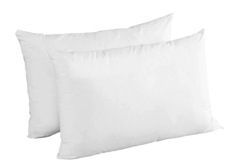 Extra Filled Pillows Pack of 2 Hotel Quality Firm Deluxe