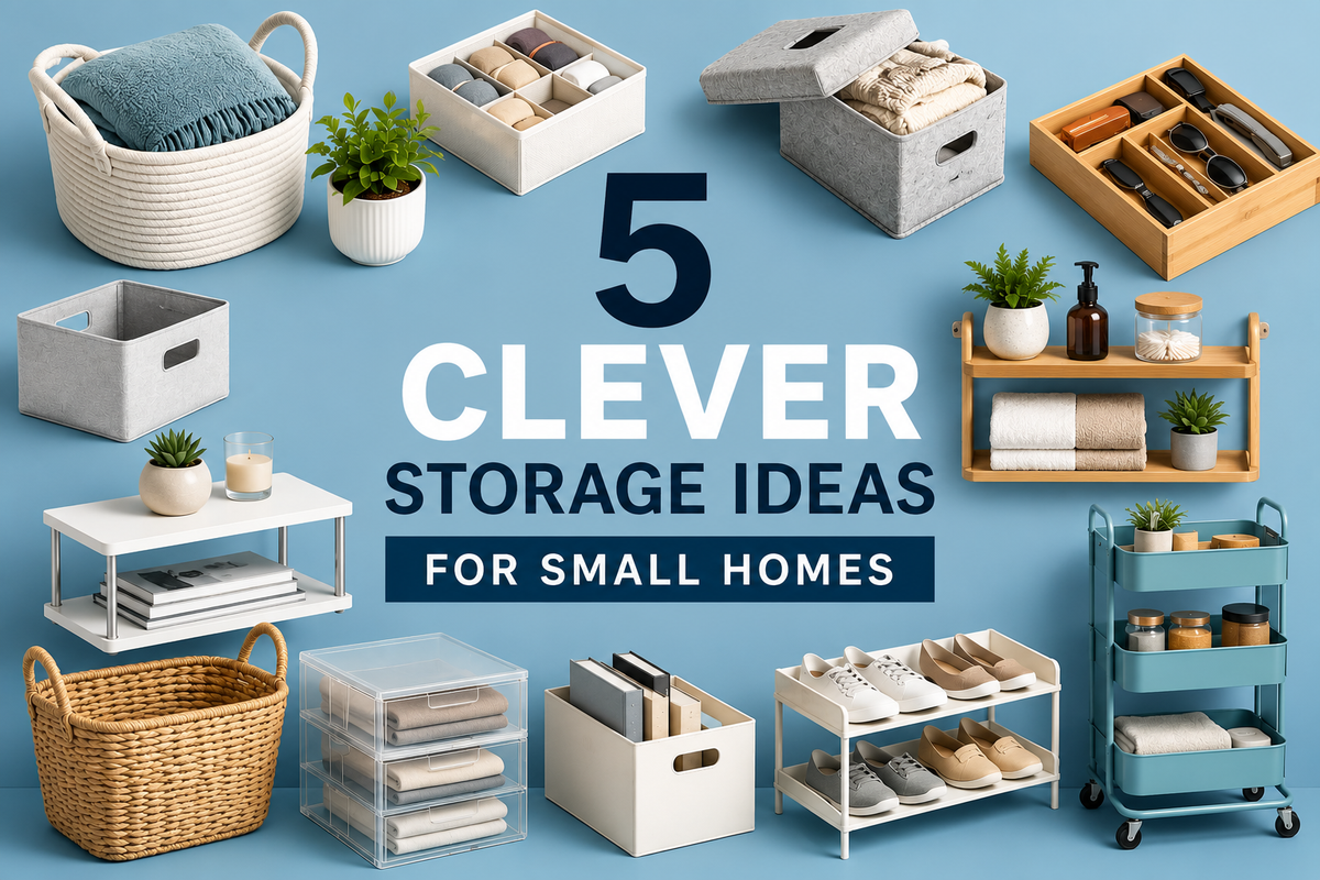 5 Storage Ideas for Small Homes