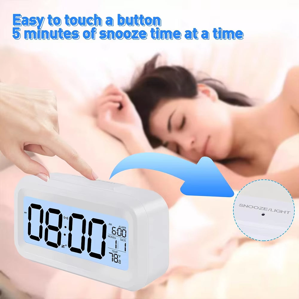 Digital Alarm Clock with Temperature Display