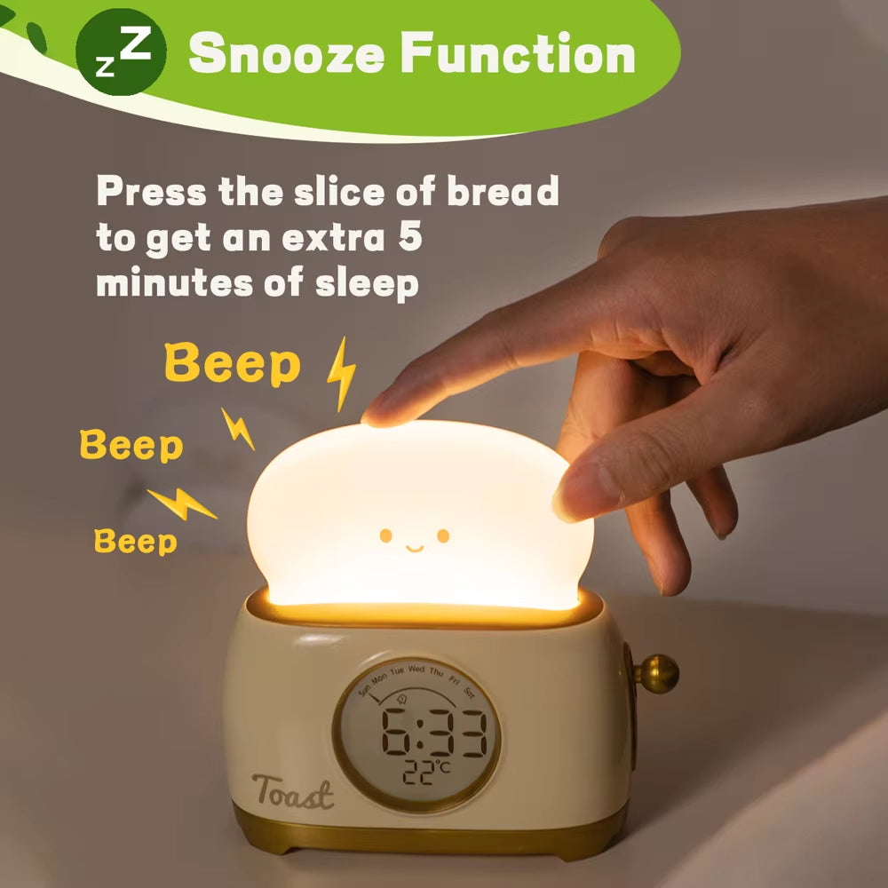 Kids LED Alarm Clock with Night Light