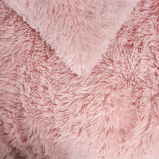 Teddy Duvet Cover Set Bedding Soft Fleece Faux Fur Shaggy Fluffy Cosy Quilt Warm