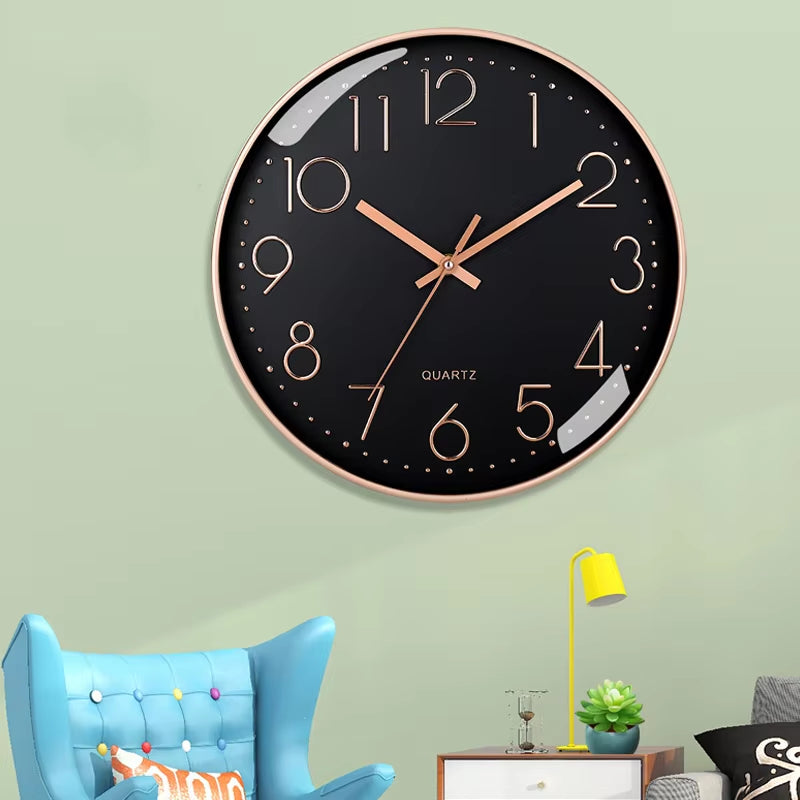 8 Inch Quartz Silent Wall Clock Decor