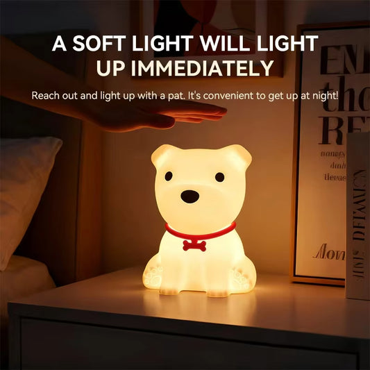 Puppy Touch-Control Rechargeable Night Light