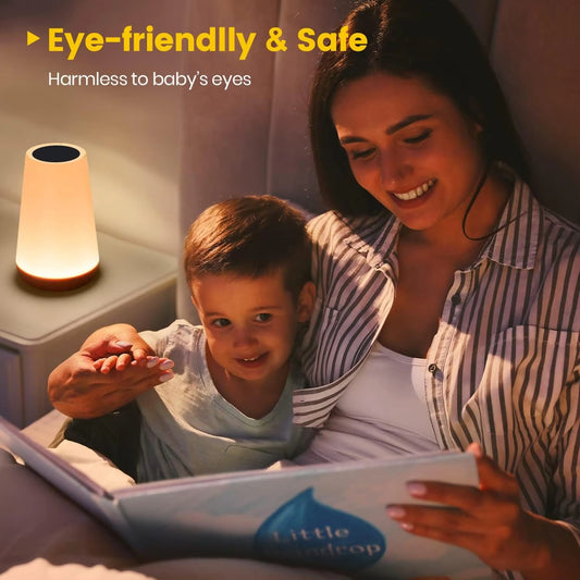 13-Color RGB Touch Night Lamp with Remote