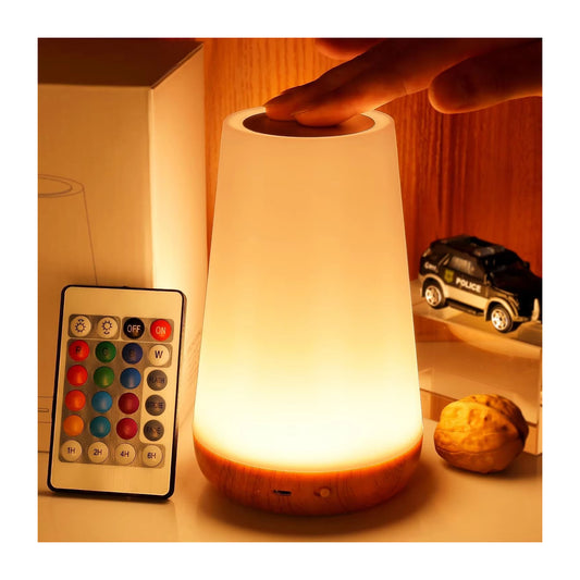 13-Color RGB Touch Night Lamp with Remote
