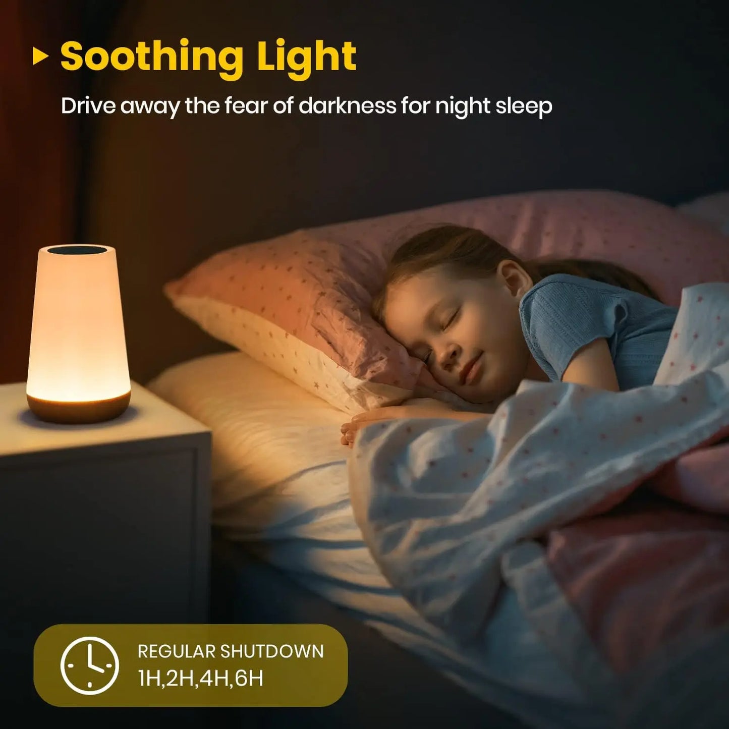 13-Color RGB Touch Night Lamp with Remote