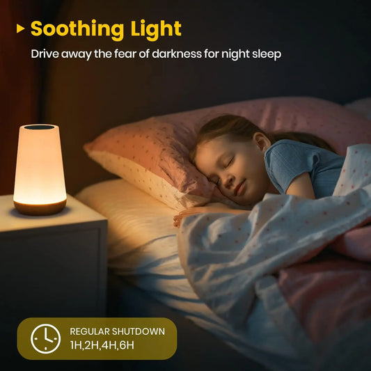 13-Color RGB Touch Night Lamp with Remote