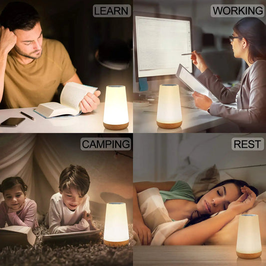 13-Color RGB Touch Night Lamp with Remote