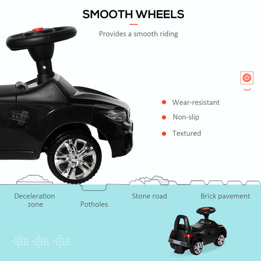 Ride on Sliding Car Baby Toddler Horn Music Working Lights Storage No Power