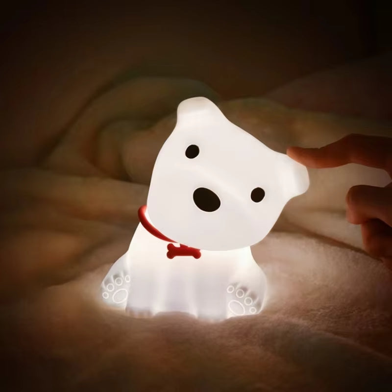 Puppy Touch-Control Rechargeable Night Light