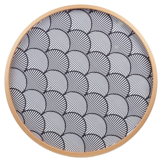Round Side Coffee Table Set of 2 Metal Home Furniture Living Room Portable Decor