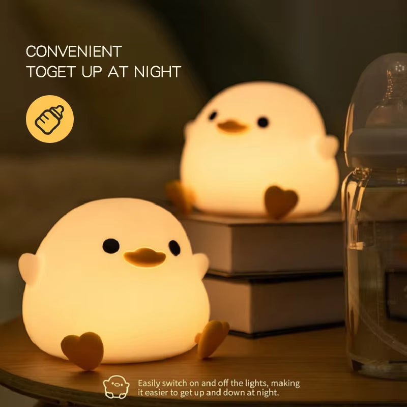 Doudou Duck Silicone USB Night Light