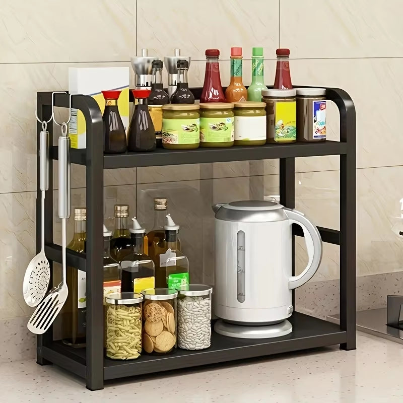 2-Tier Metal Countertop Shelf