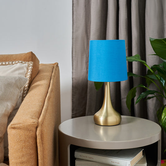 2 X Touch Table Lamps 34Cm Dimmer Bedside Lights Living Room Reading Small Lamp