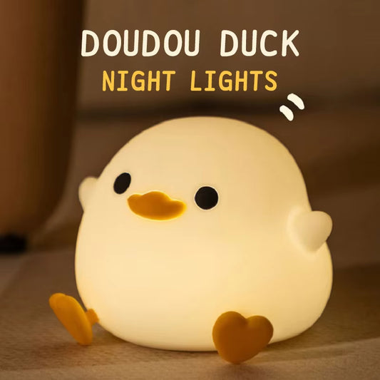 Doudou Duck Silicone USB Night Light