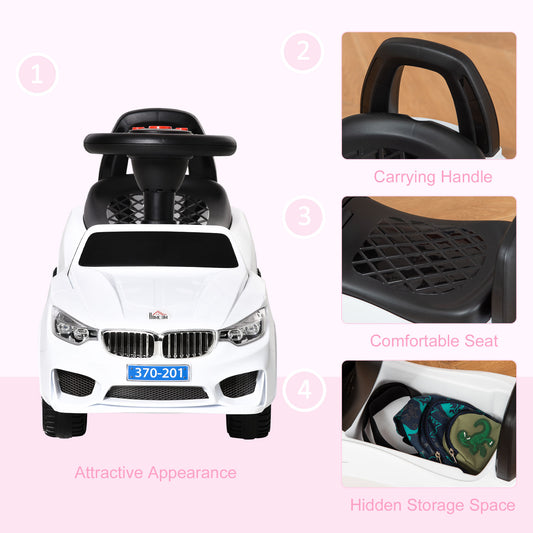 Ride on Sliding Car Baby Toddler Horn Music Working Lights Storage No Power