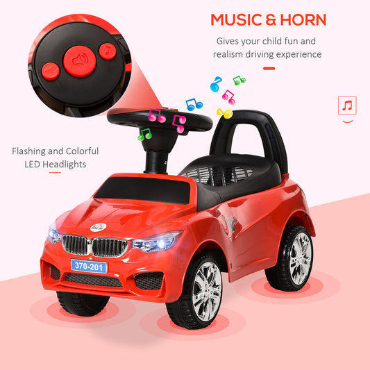 Ride on Sliding Car Baby Toddler Horn Music Working Lights Storage No Power