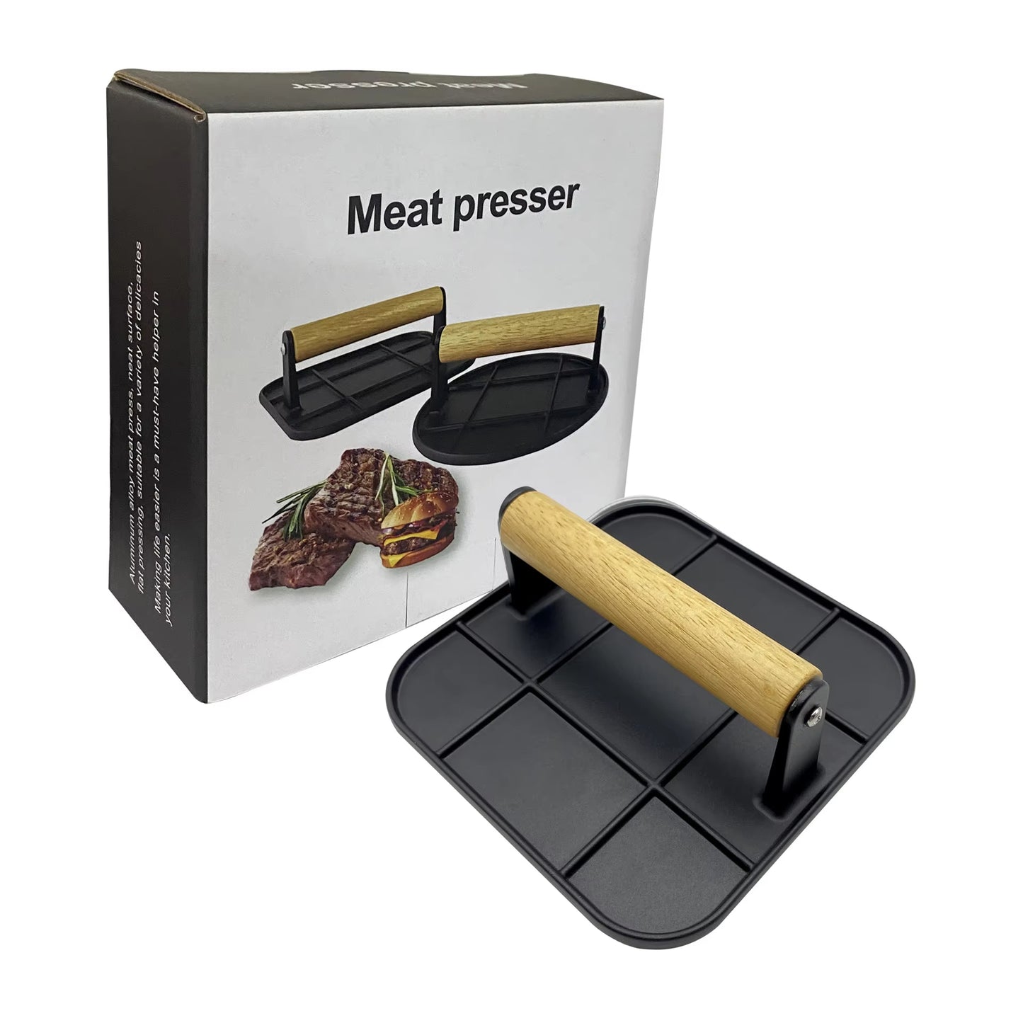 Round/Square Hand Meat Burger Press