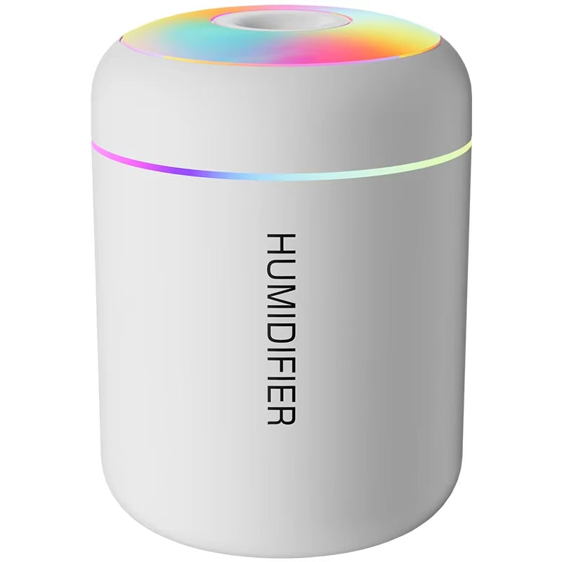 Mini Usb Air Humidifier 180ml With Led Light