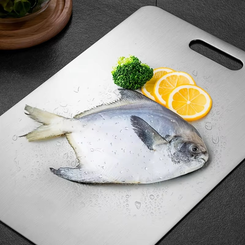 2pcs Stainless Steel Cutting Board Set