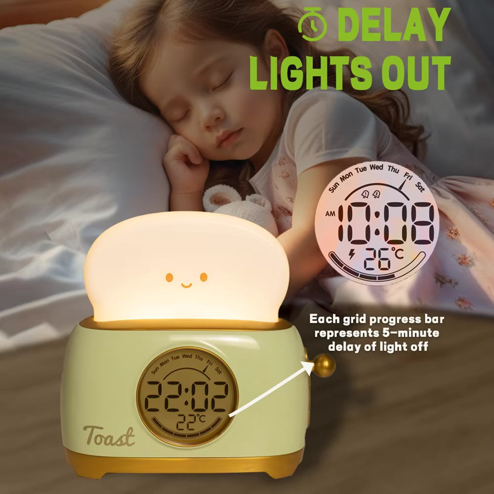 Kids LED Alarm Clock with Night Light