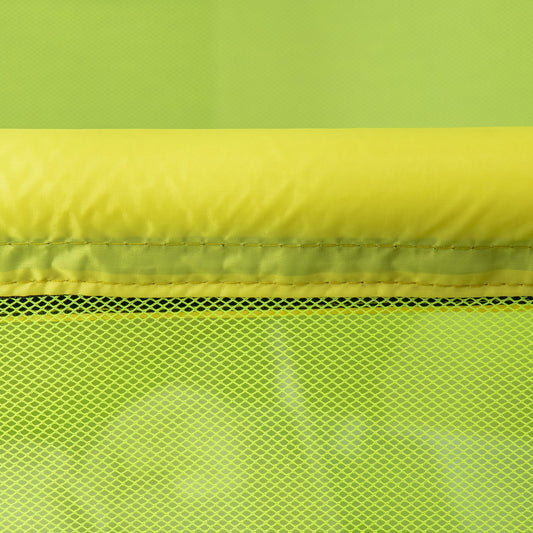 4.6 FT Kids Trampoline with Security Enclosure Net Bungee Gym, Yellow