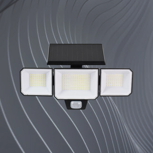 3-Head Solar Light