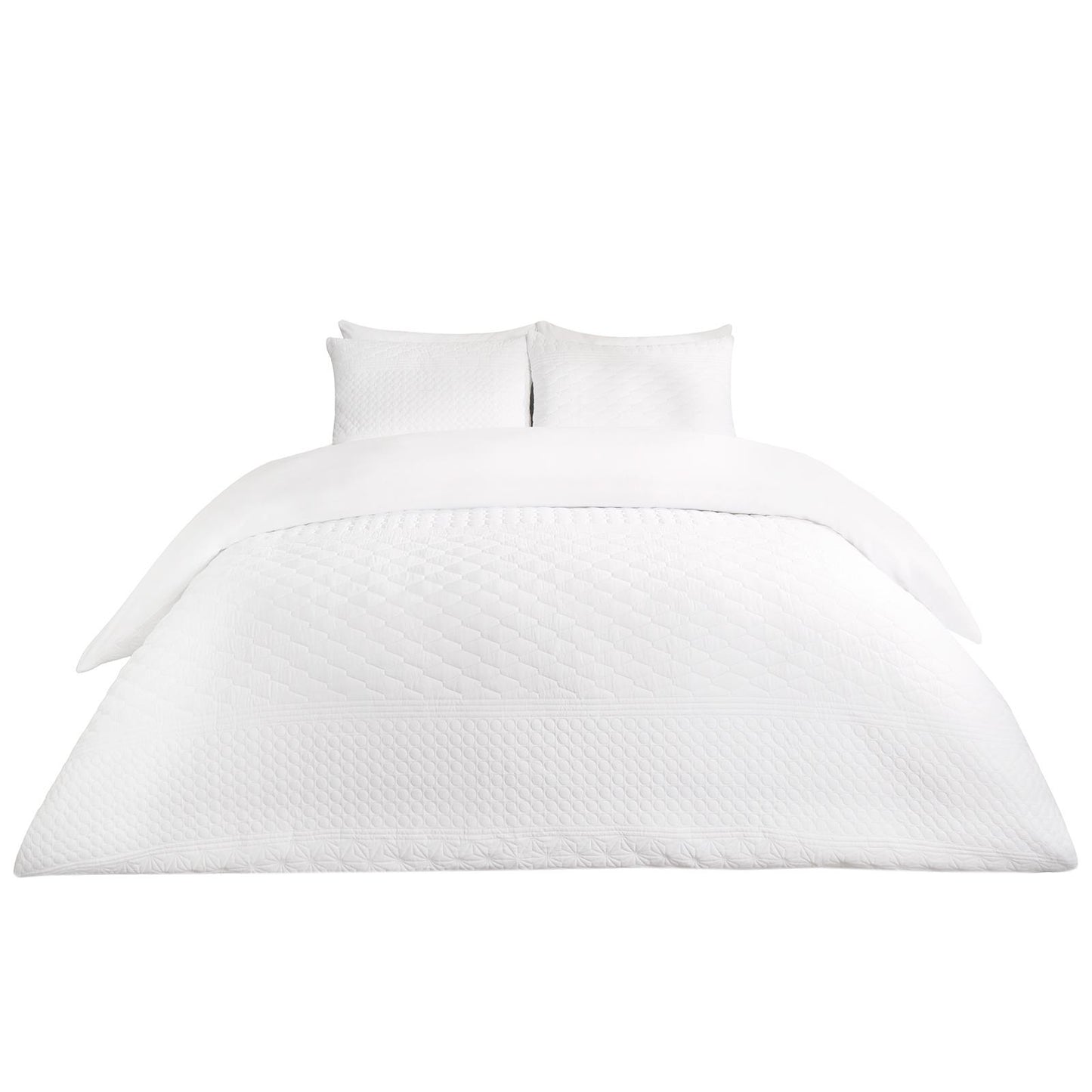 Geo Pinsonic Duvet Cover Set Quilt Bedding Set with Pillowcases Double King Size