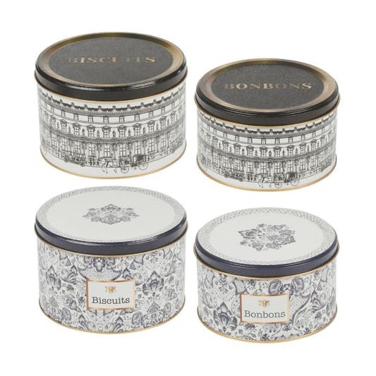 3-Piece Danish Pastry & Sweet Tin Set – Tray Included