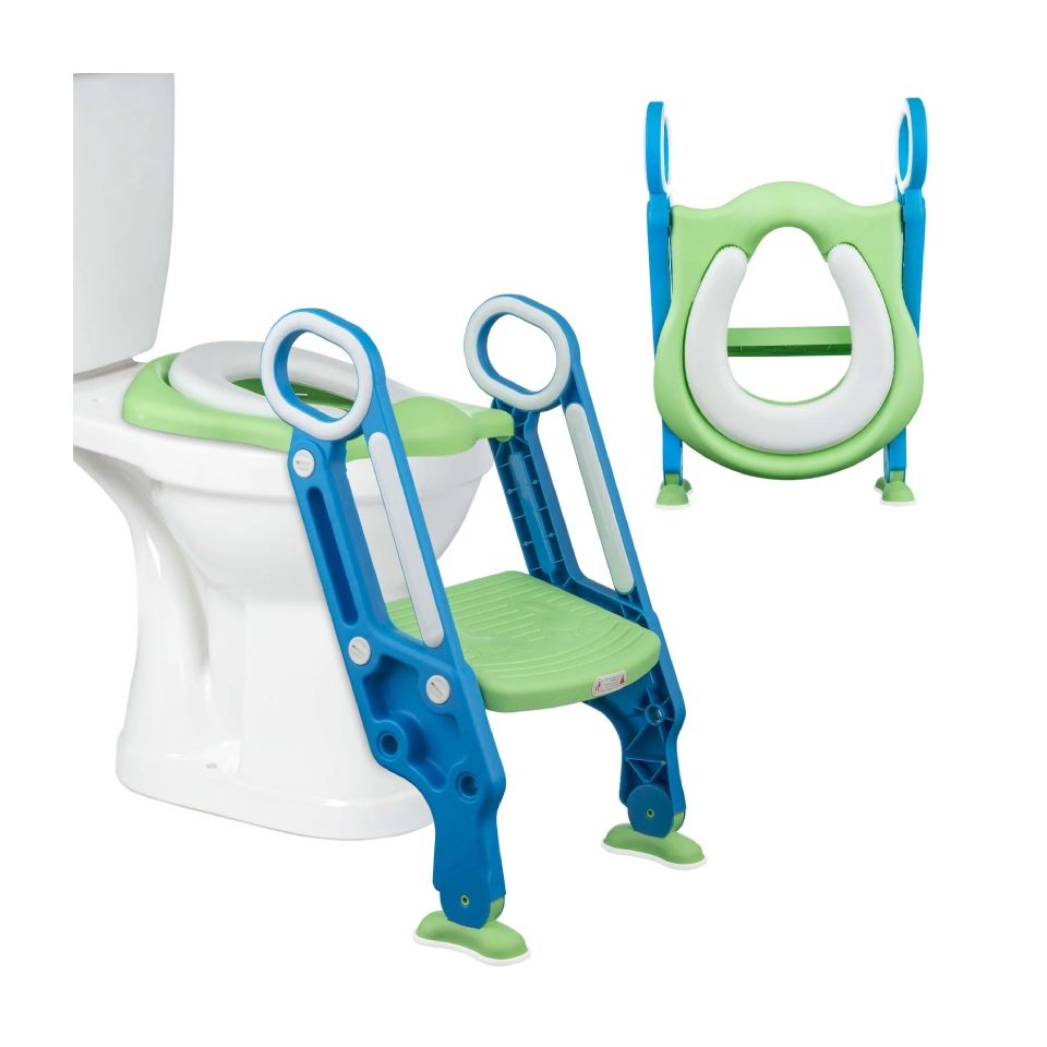Kids Toilet Training Seat with Step Ladder – Foldable